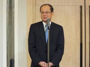 駐日代表沈斯淳則出席稍晚的懇親餐會