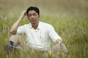 日本知名演員大澤隆夫在電影《KANO》中，飾演八田與一(照片提供：果子電影)