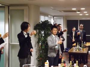 森りょういち氏（福岡を代表して乾杯の挨拶）