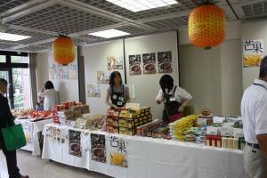 一階展示室 台湾物産販売スペース(オープン前)