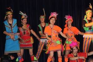 山梨台湾総会原住民舞踊団のパフォーマンス