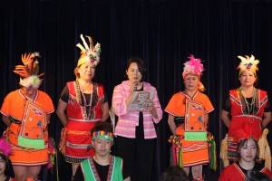 山梨台湾総会の余麗玉会長