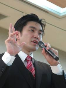 安西直紀氏のスピーチ