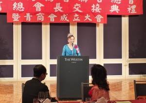 日本台商總會會長謝美香未來也將投入培育青商成員，進而希望提升日本台商總會的影響力