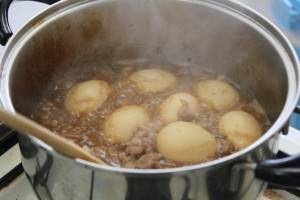 魯肉飯のいい香りが教室中に広がった