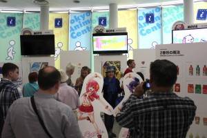 記念撮影を楽しむロシア人観光客