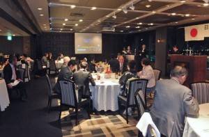 會中特別播放「天祐台灣感恩公演」影片