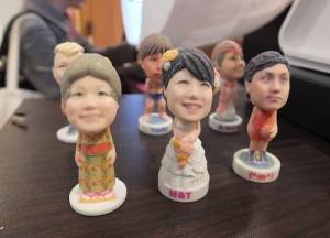 大頭貼專門店「ｂｒｏｏｍｉｎｇ」提供迷你３Ｄ雕像的服務，價格從３０００日幣起跳