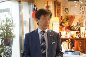 台湾フェスタ実行委員長の朱恭亮氏