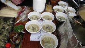 素食餛飩湯口味清爽