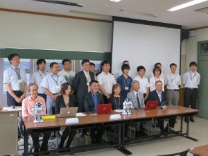 ２３日人機混雙圍棋賽的開幕式上，台日相關產學界人士皆出席（照片提供：台南大學）