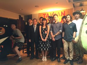 プレスカンファレンスにて