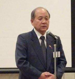 大阪中華總會會長洪勝信歡迎大家參加2月5日大阪春節祭