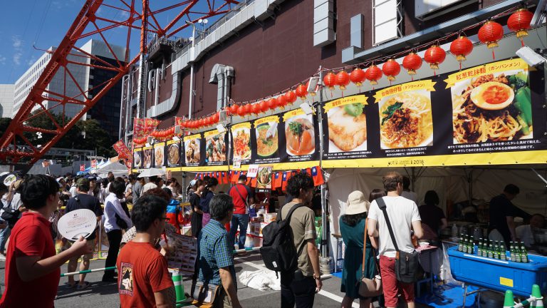 東京鐵塔台灣祭開幕　一同體驗台灣食文化