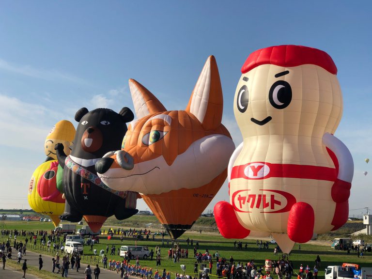 日本佐賀熱氣球節 台灣喔熊超吸睛