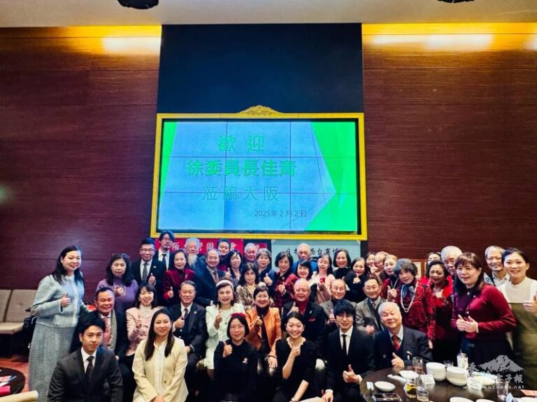 徐佳青委員長與關西、中部地區僑界交流　關心僑胞共同迎接農曆新年