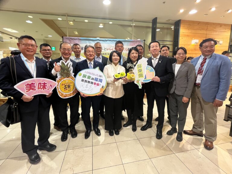 屏東周春米縣長再度率團訪日　宣傳自家優質農物產