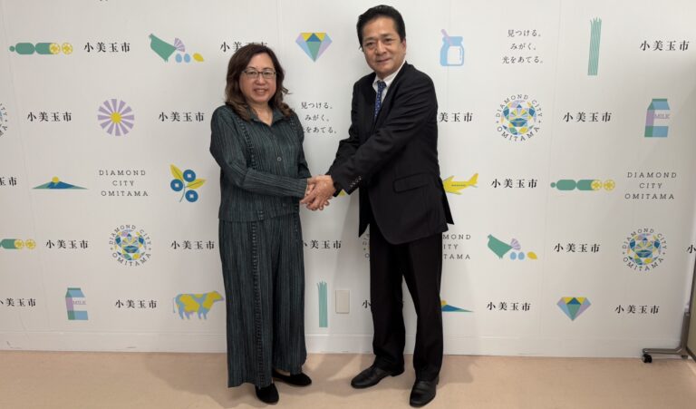 台湾国際美食創新交流協会日本分会理事長が島田市長と懇談