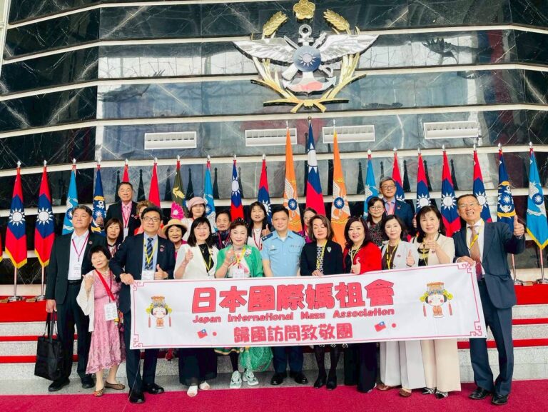 台灣4月瘋媽祖　日本國際媽祖會陪伴媽祖回娘家。