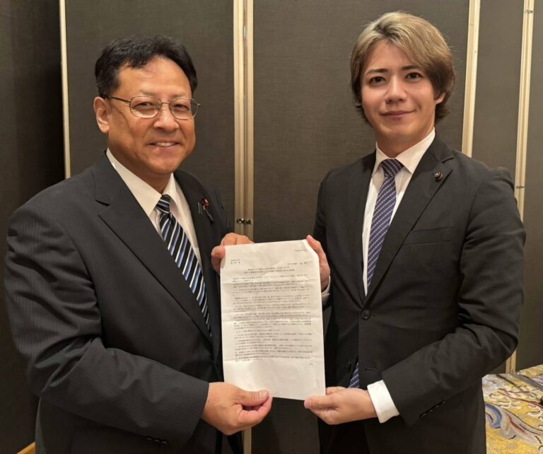 神戶市議員上畠寬弘向日本政府提出陳情書　要求名古屋亞運尊重台灣人民尊嚴